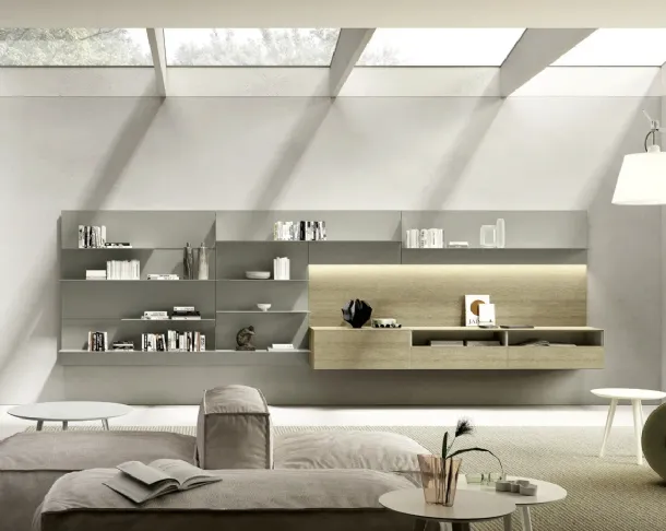 Domino Boiserie 03 wall unit by Sangiacomo