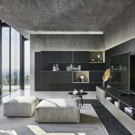 Domino Boiserie 06 wall unit by Sangiacomo