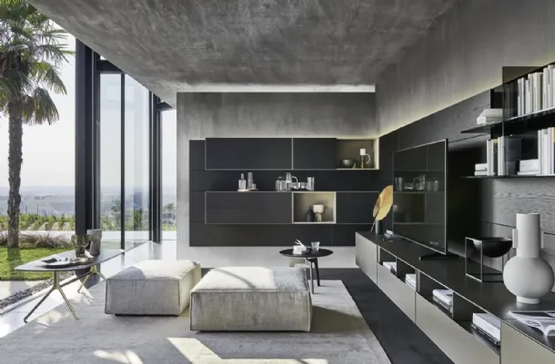 Domino Boiserie 06 wall unit by Sangiacomo