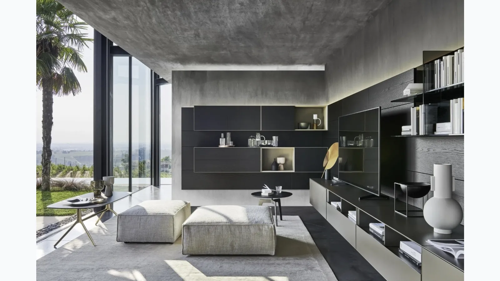 Domino Boiserie 06 wall unit by Sangiacomo