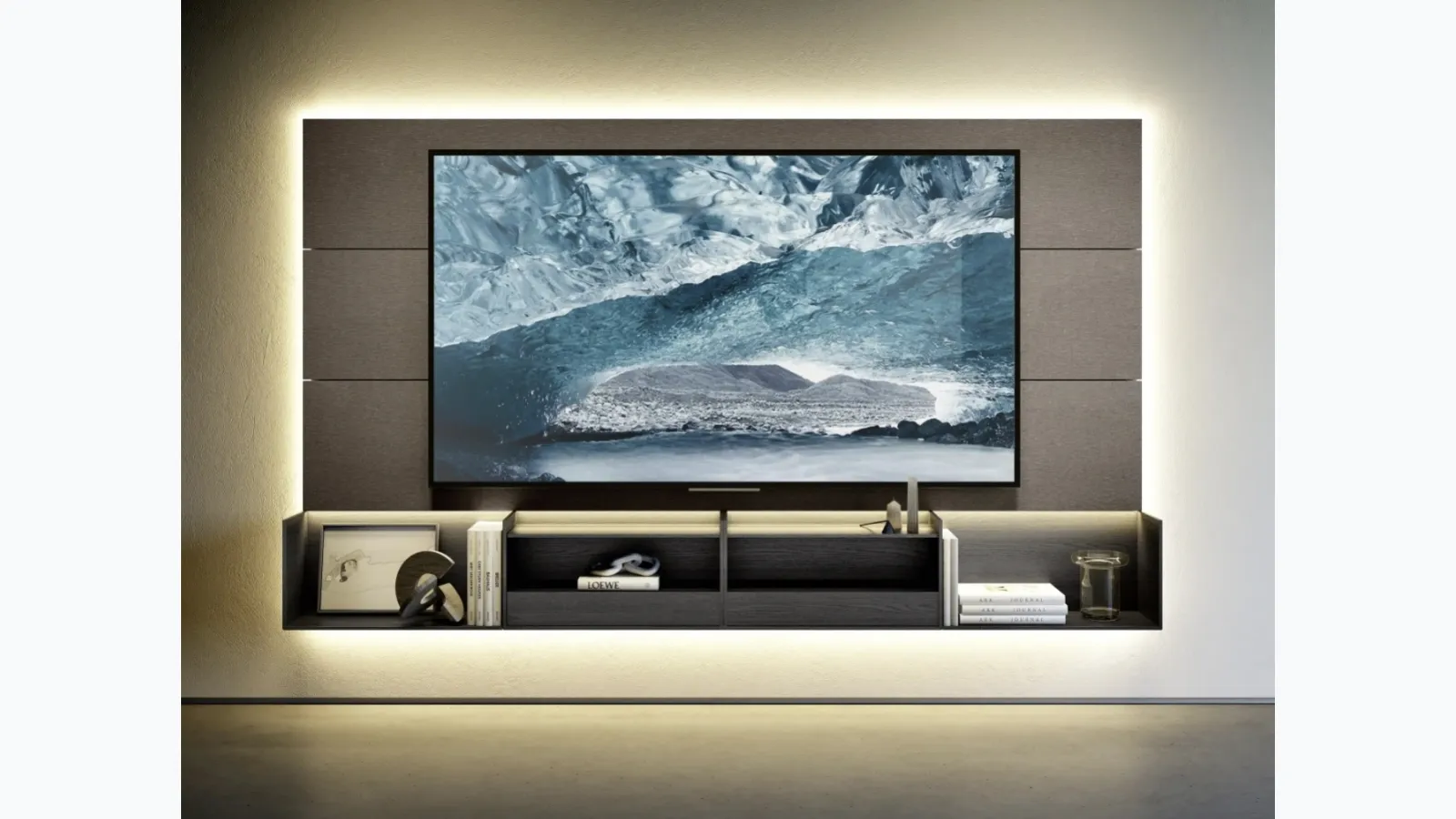 Domino Boiserie 07 wall unit by Sangiacomo