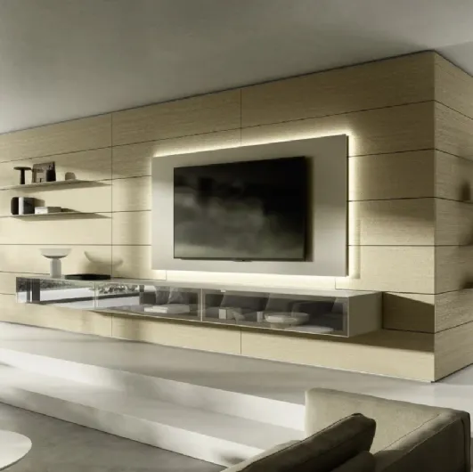 Domino Boiserie 08 wall unit by Sangiacomo