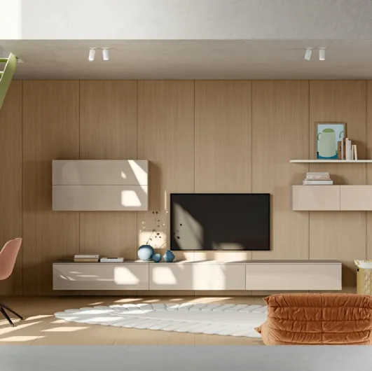 Eclectic wall unit EN06 by Colombini Casa.