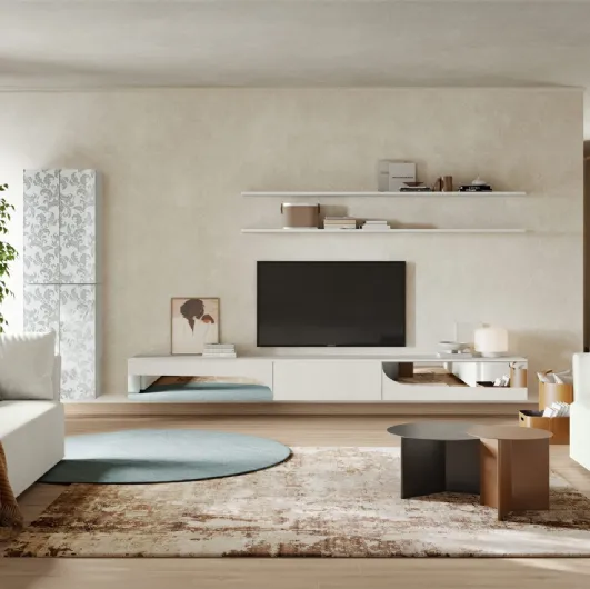 Eclectic wall unit EN08 by Colombini Casa