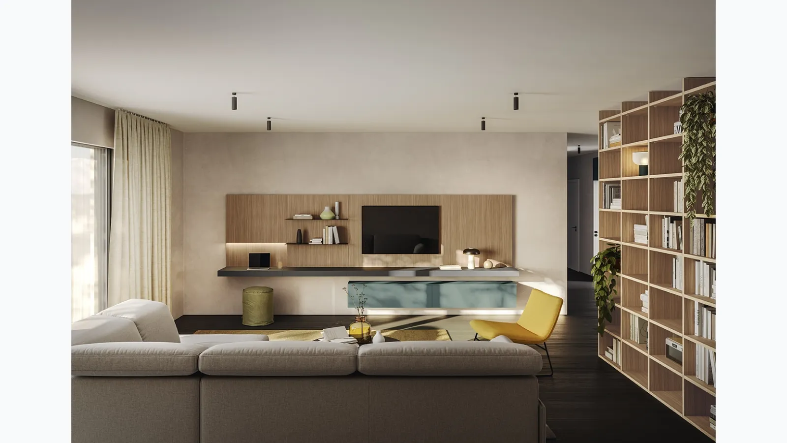 Golf Contract A01 Wall Unit by Colombini Casa