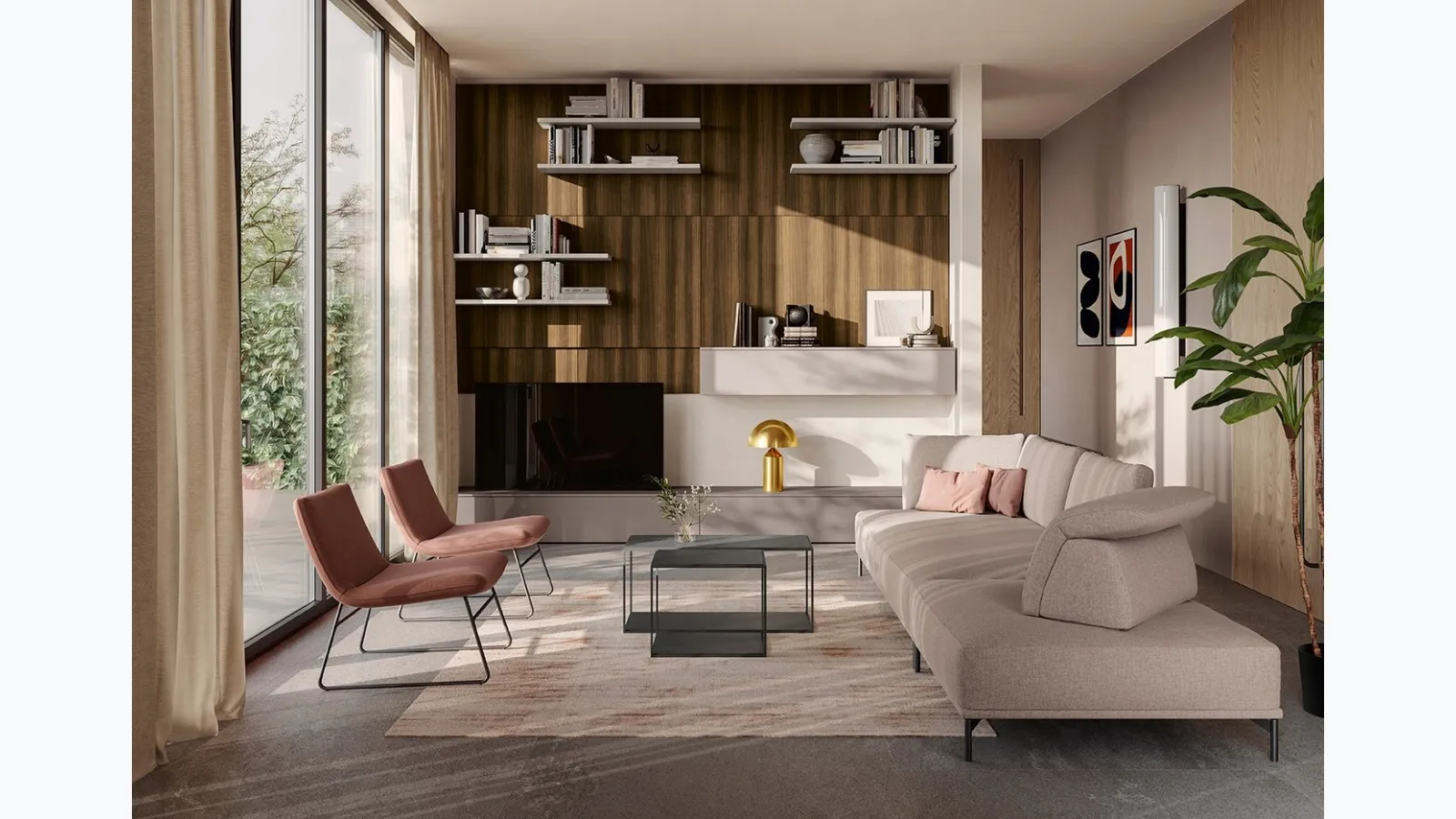 Golf L07 wall unit by Colombini Casa.