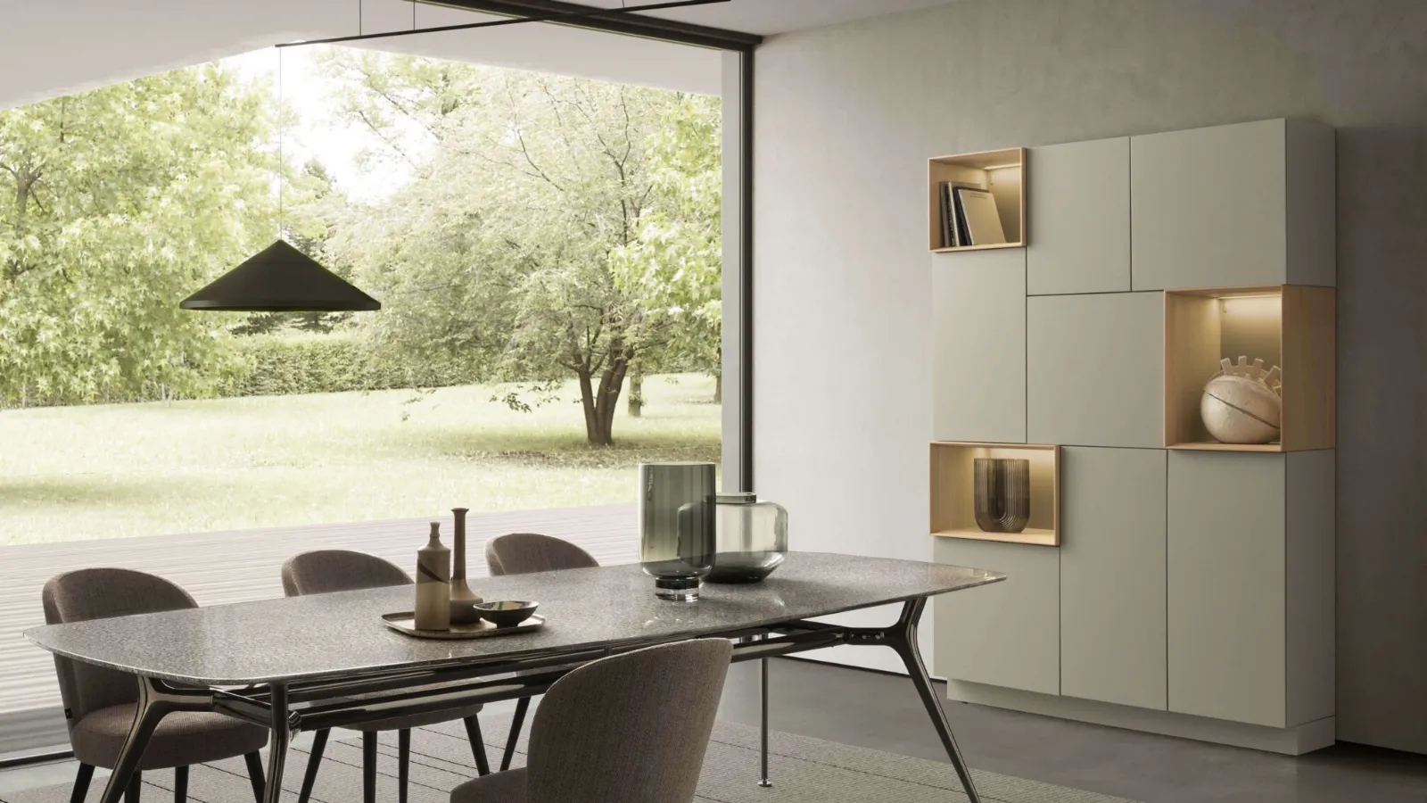 I-ModulART 02 wall unit by Presotto