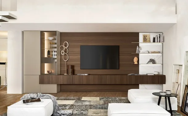 Lampo 004 Wall Unit by Sangiacomo