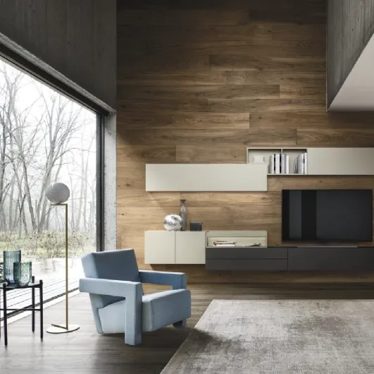 Lampo 019 Wall Unit by Sangiacomo