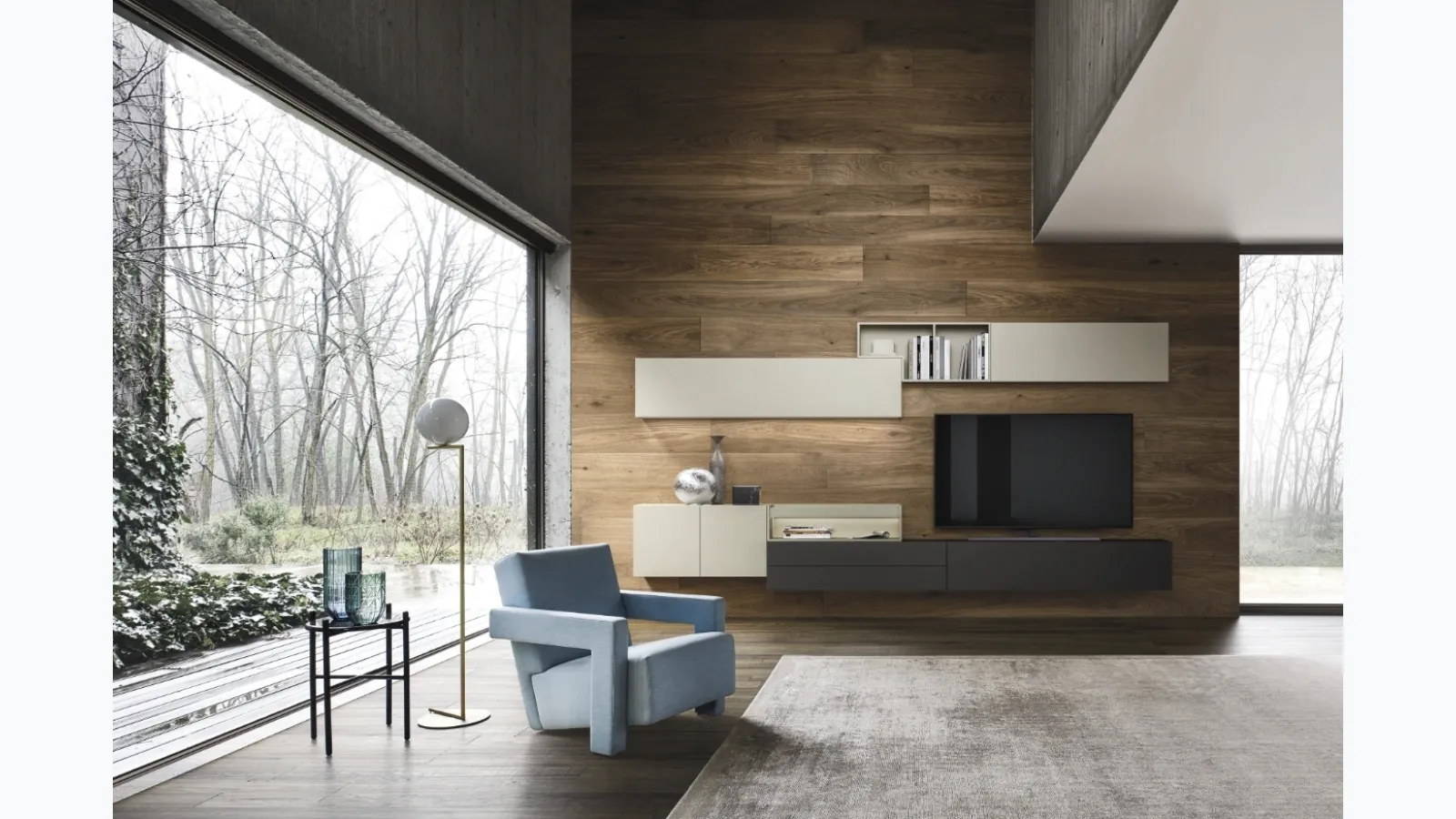 Lampo 019 Wall Unit by Sangiacomo