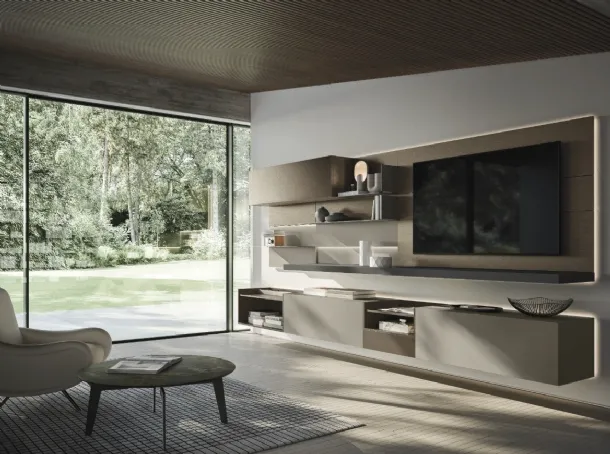 Lampo 024 wall unit by Sangiacomo
