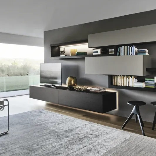 Lampo 046 wall unit by Sangiacomo