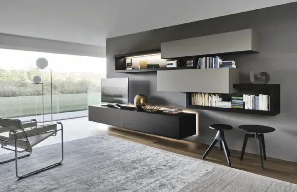 Lampo 046 wall unit by Sangiacomo