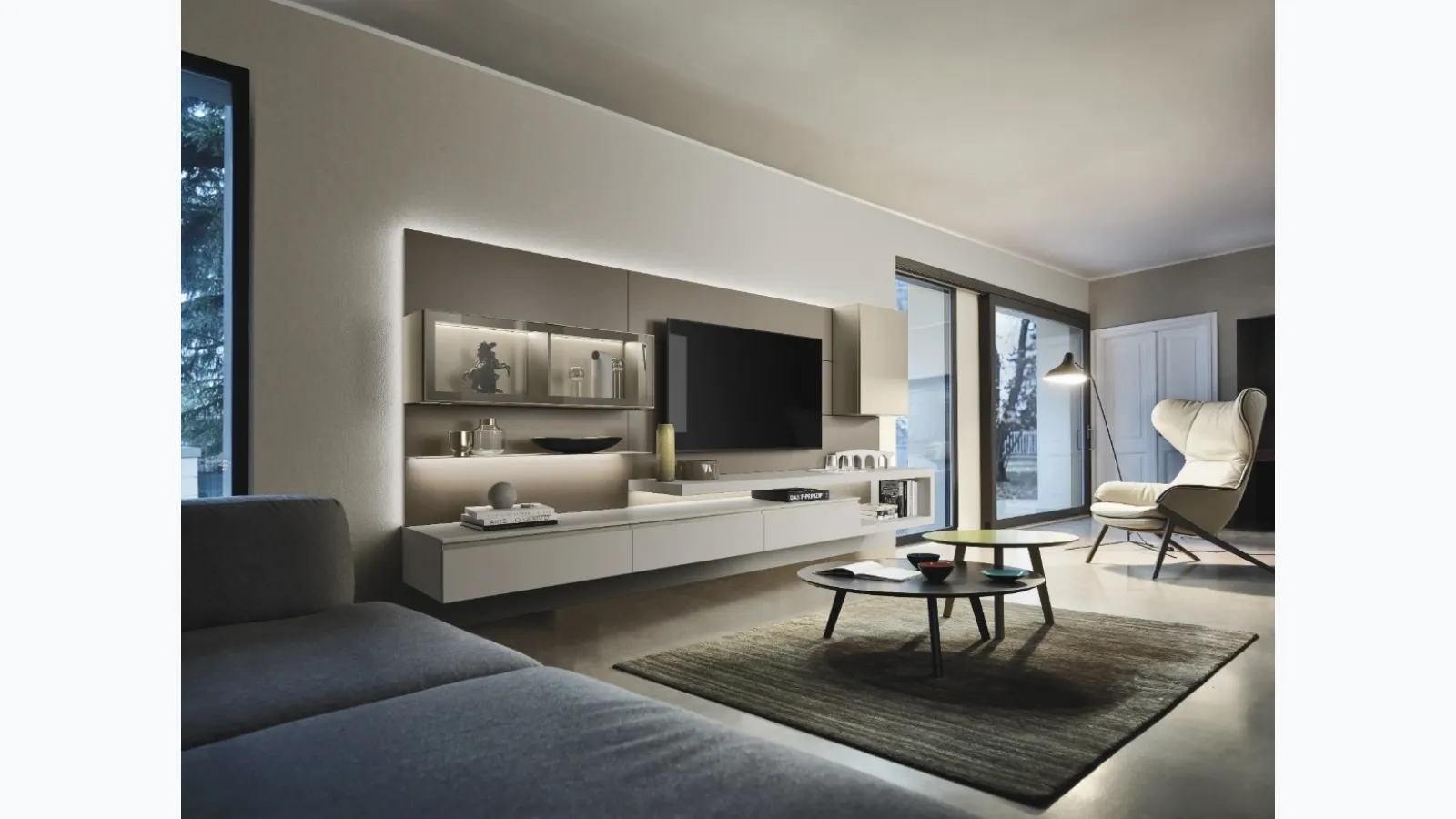 Lampo 053 Wall Unit by Sangiacomo