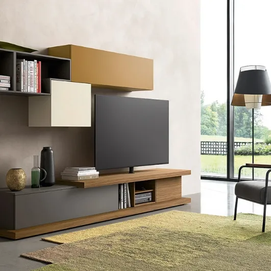 Lampo 055 wall unit by Sangiacomo