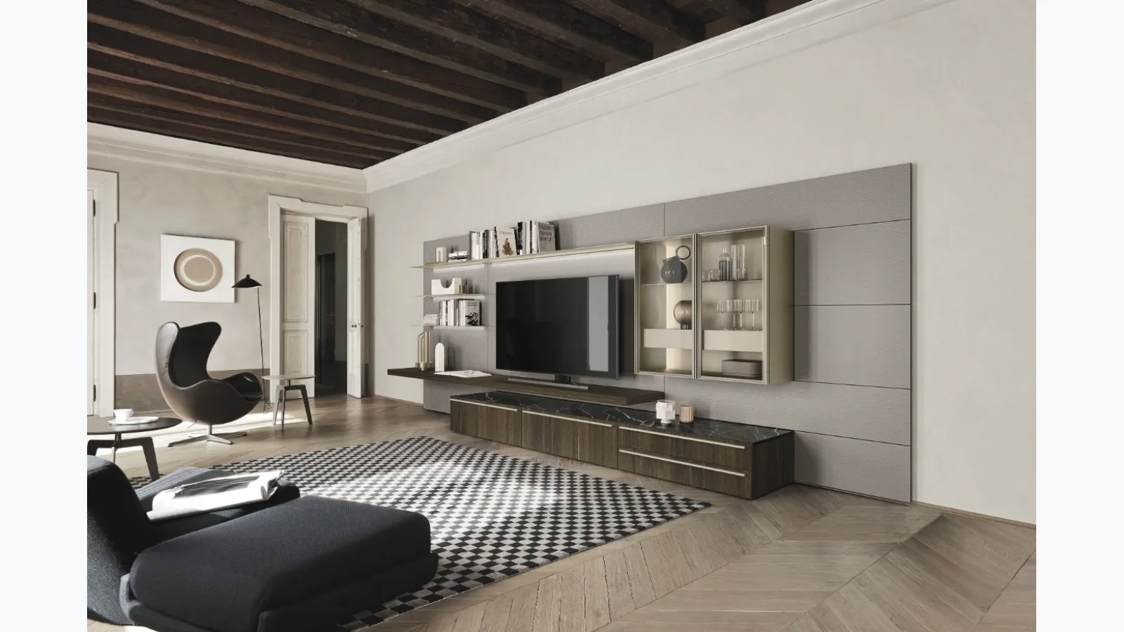 Sangiacomo's Lampo 198 Wall Unit