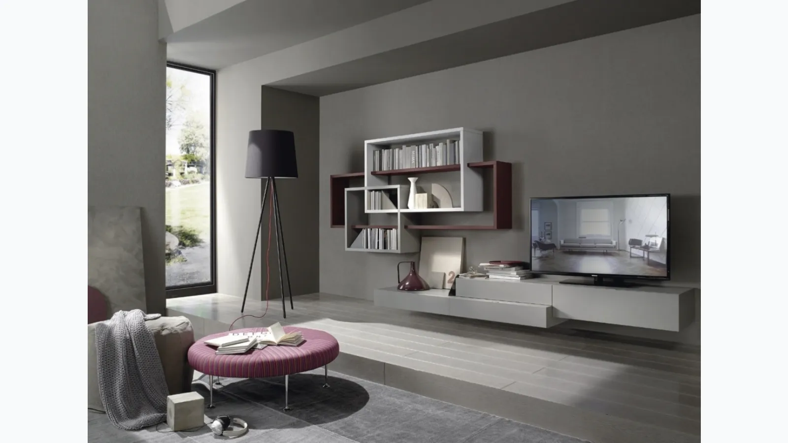 Lampo L6C42 wall unit by Sangiacomo