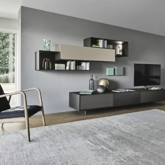 Lampo Riquadri 033 wall unit by Sangiacomo