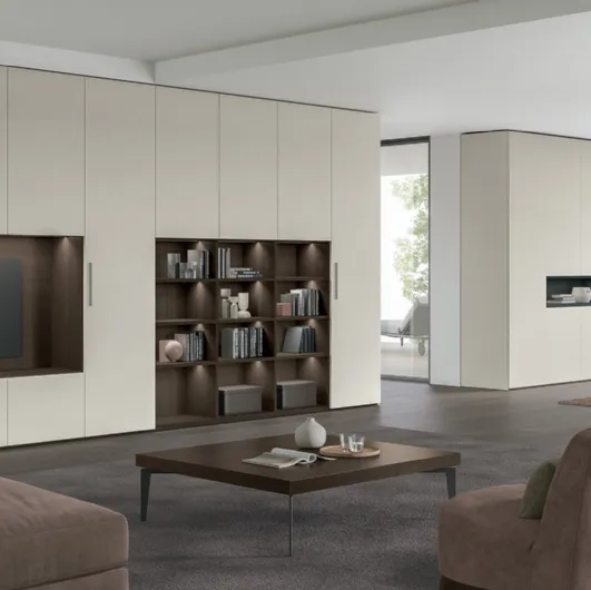 Wall unit Logica Plus UNIT 01 by Tomasella.