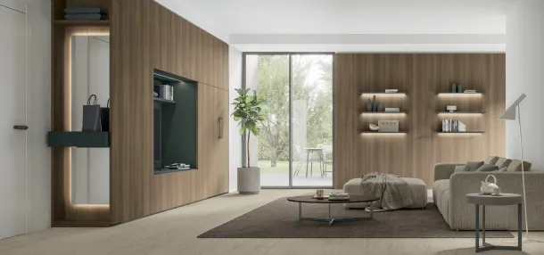 Wall Unit Logic Plus UNIT 02 by Tomasella