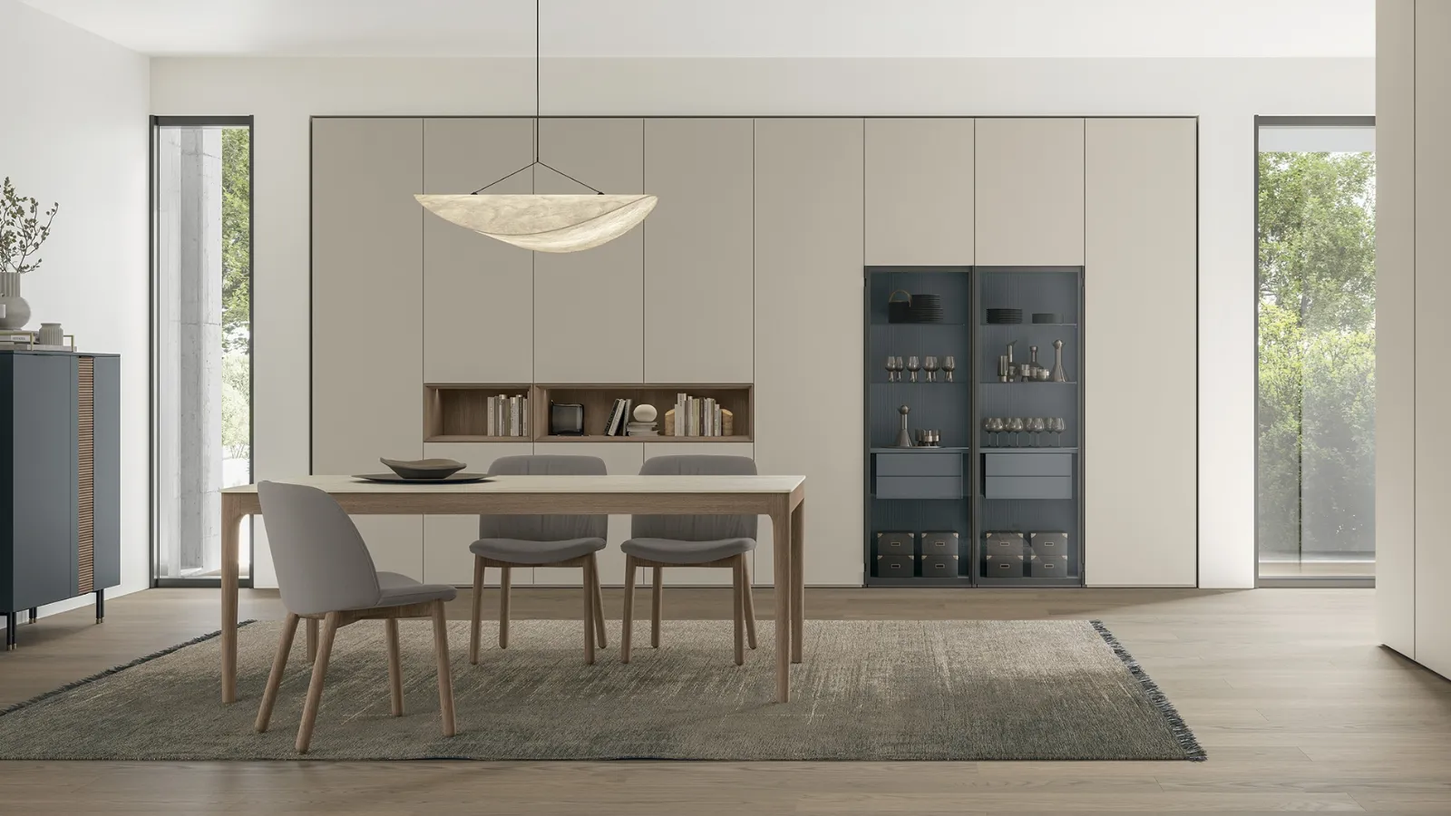 Logic Plus wall unit UNIT 04 by Tomasella.