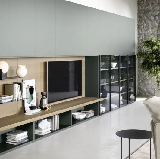 Wall Unit Shelves and Wall Plans 03 by Novamobili
