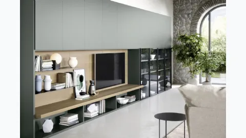 Wall Unit Shelves and Wall Plans 03 by Novamobili