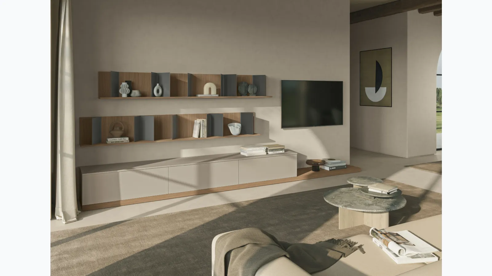 Night & Day L01NS Wall Unit by Colombini Casa