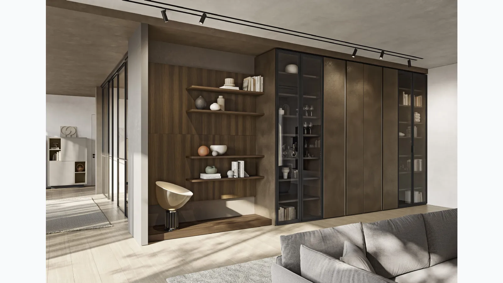 Wall unit Night & Day L02NS by Colombini Casa