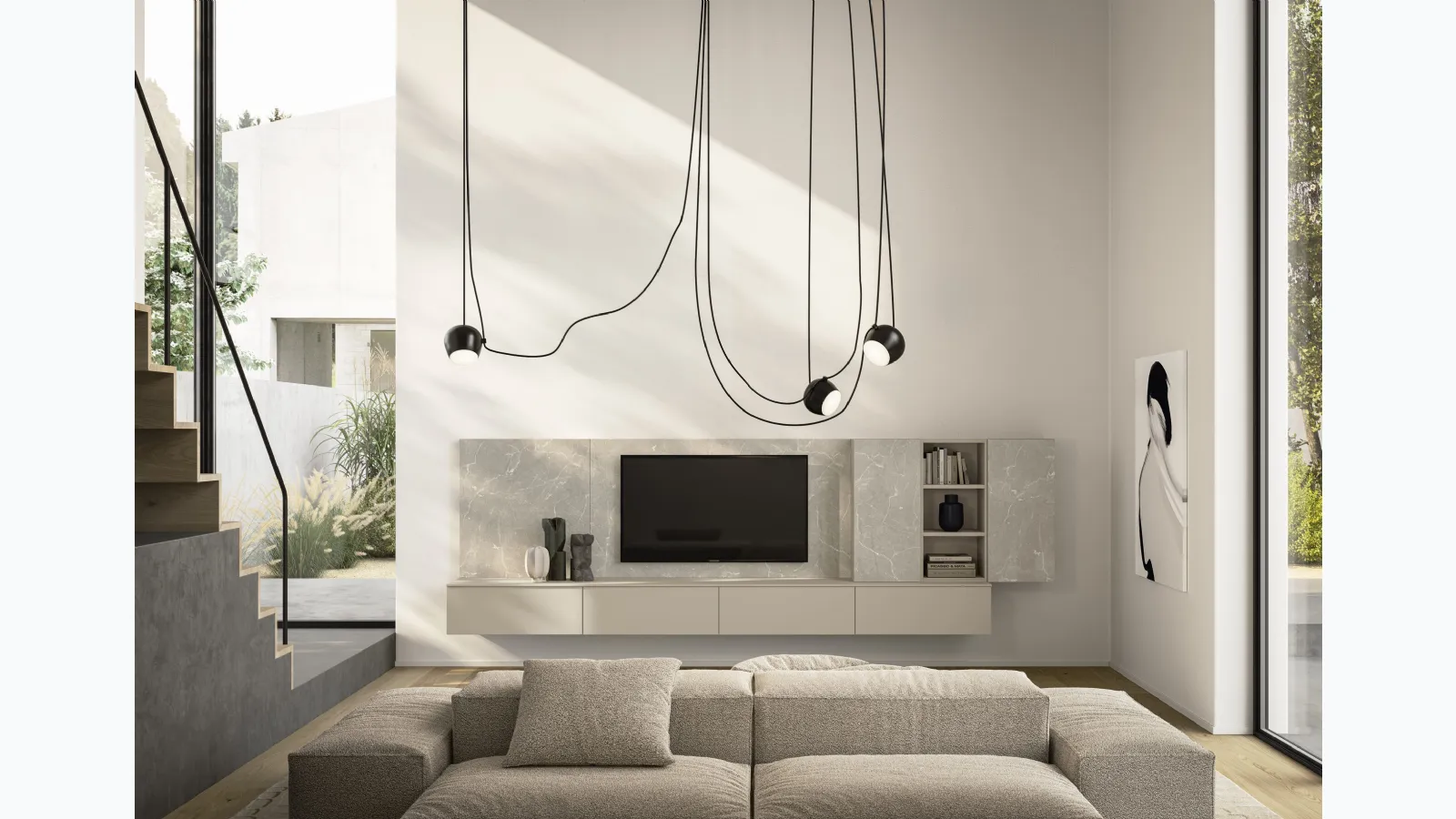 Night & Day L03NS Wall Unit by Colombini Casa