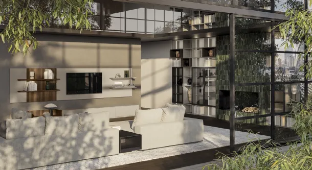 Night & Day L109 Wall Unit by Colombini Casa