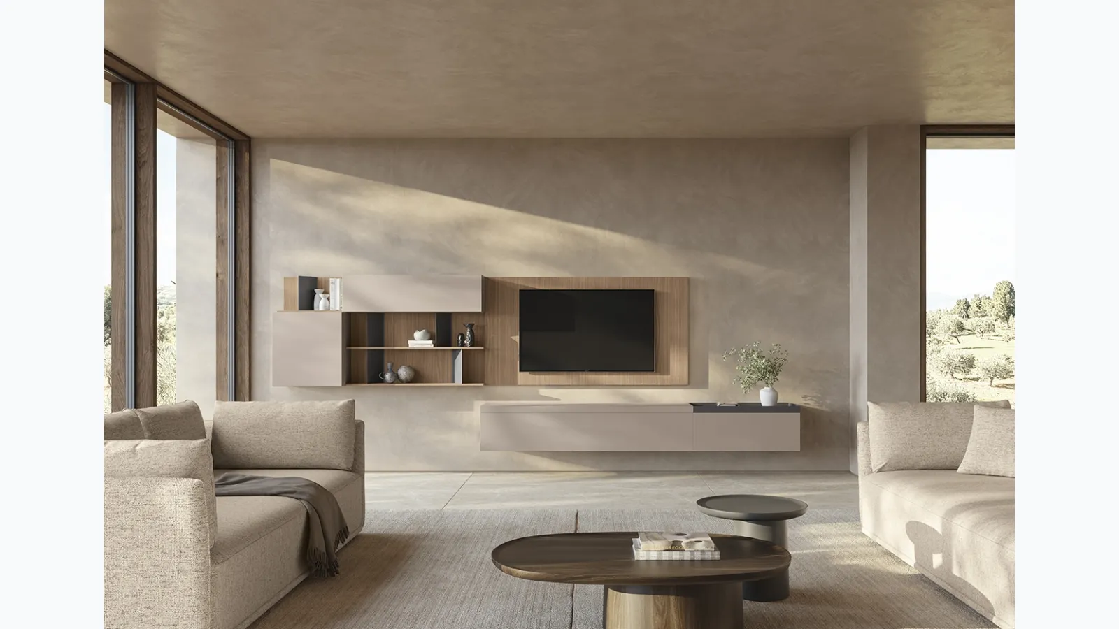 Night & Day L115 Wall Unit by Colombini Casa