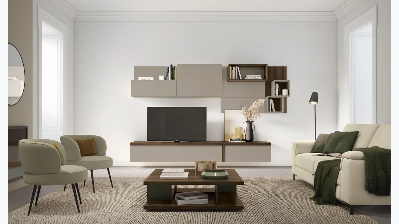 Night & Day L123 Wall Unit by Colombini Casa