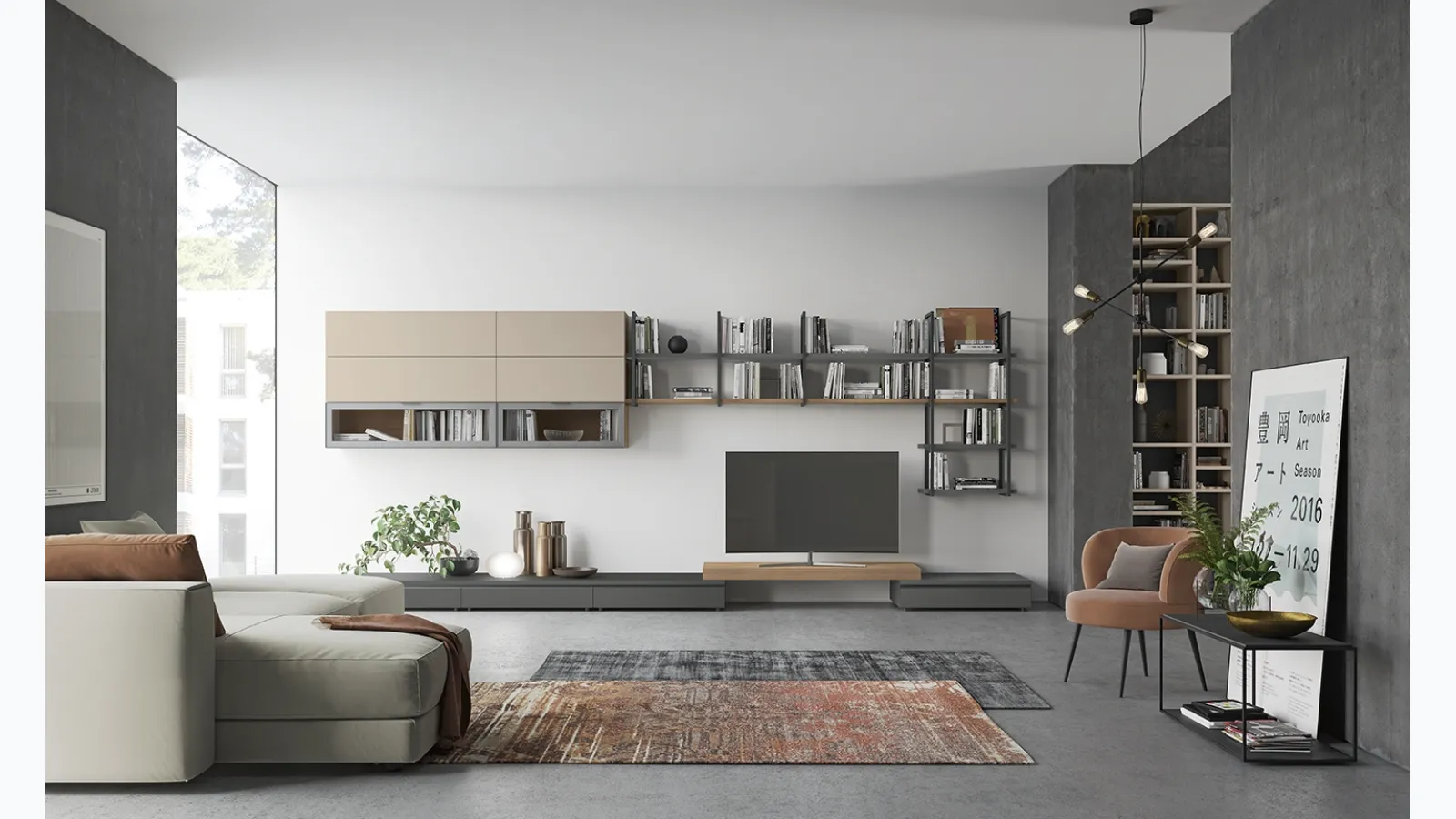 Night & Day L127 Wall Unit by Colombini Casa