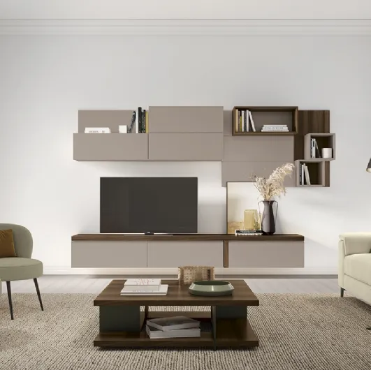 Night & Day L14 equipped wall unit by Colombini Casa