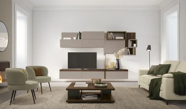 Night & Day L14 equipped wall unit by Colombini Casa