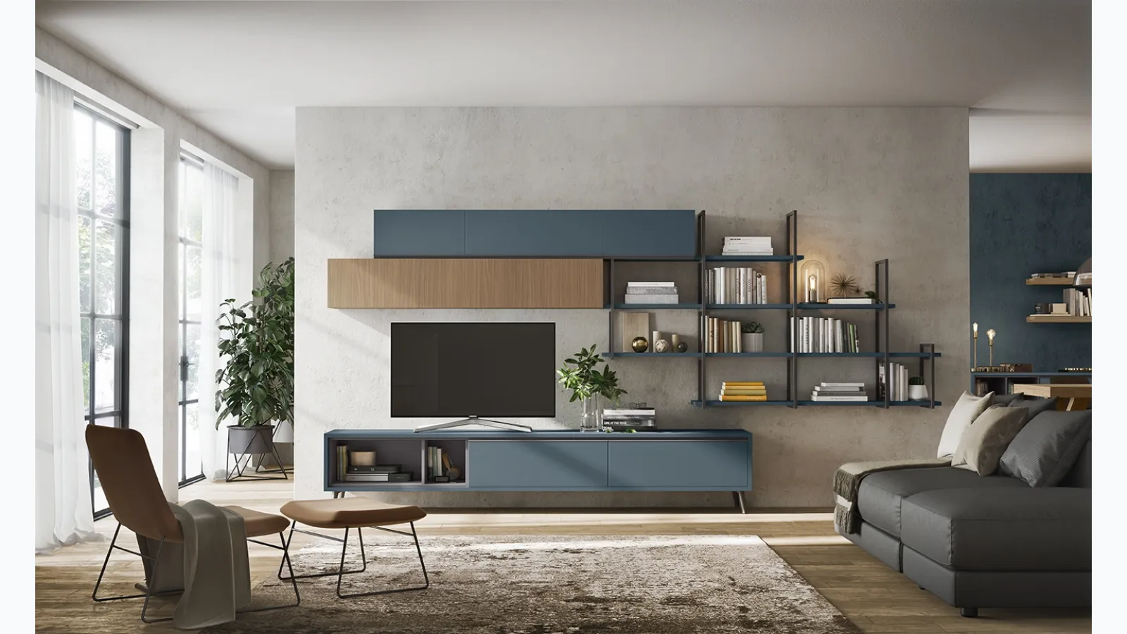 Night & Day Wall Unit L15 by Colombini Casa