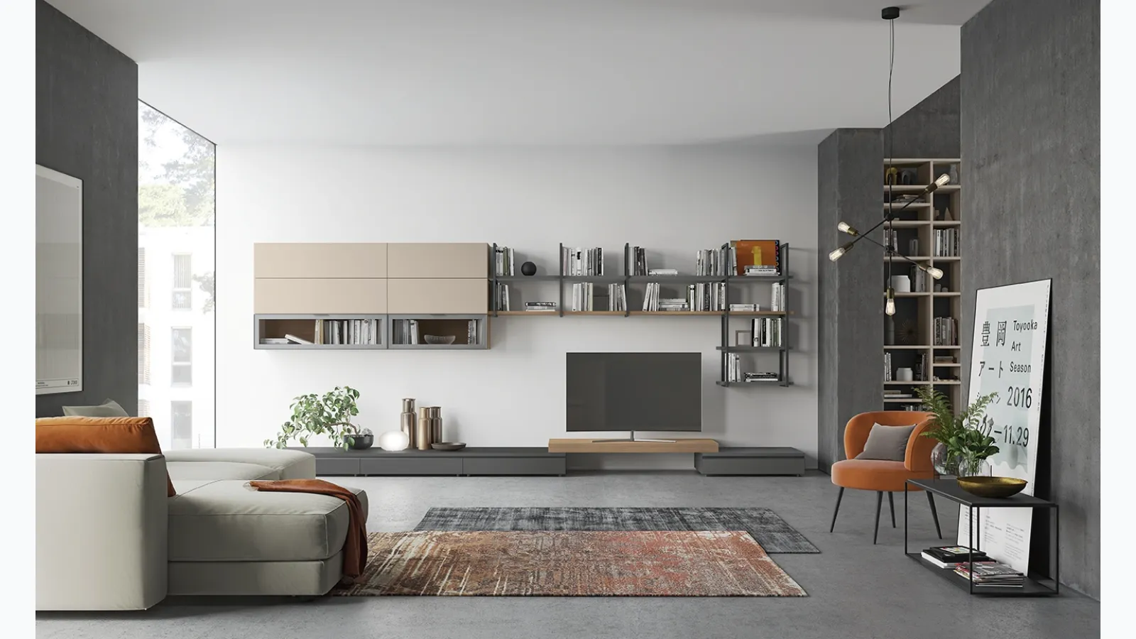 Night & Day L20 wall unit by Colombini Casa