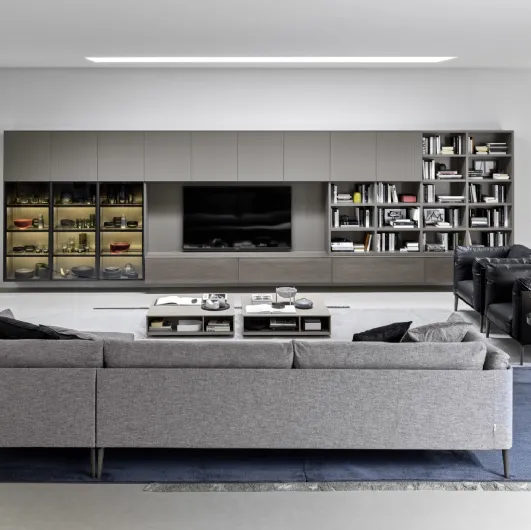 Wall Unit TV Panels 02 by Novamobili