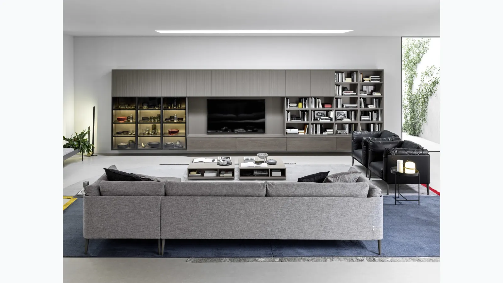 Wall Unit TV Panels 02 by Novamobili