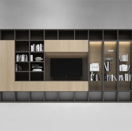 Pari & Dispari C wall unit by Presotto