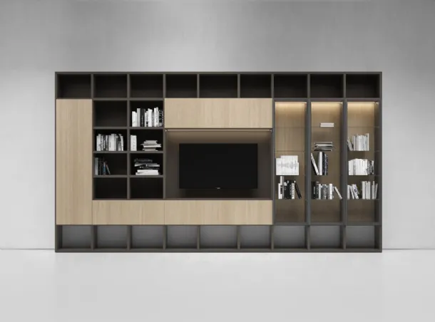Pari & Dispari C wall unit by Presotto