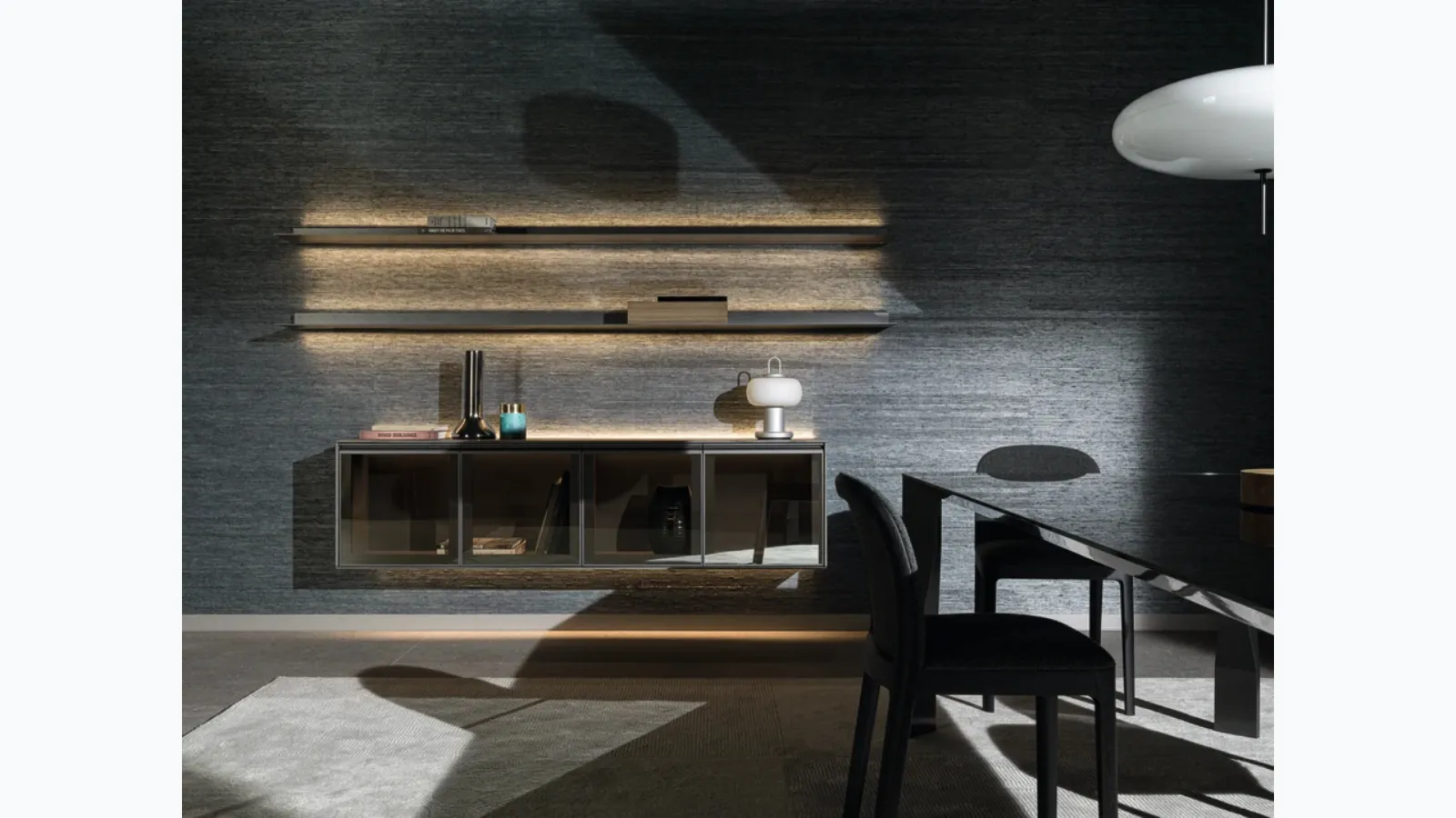 Suspended wall unit Pass Word Evolution 05 by Molteni & C