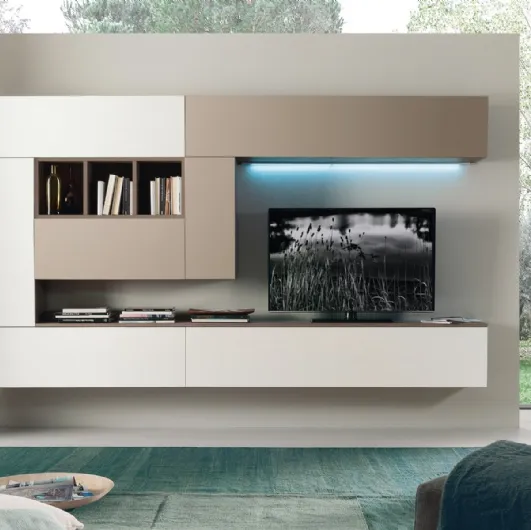 Suspended wall unit Soft Futura 02 by S75.