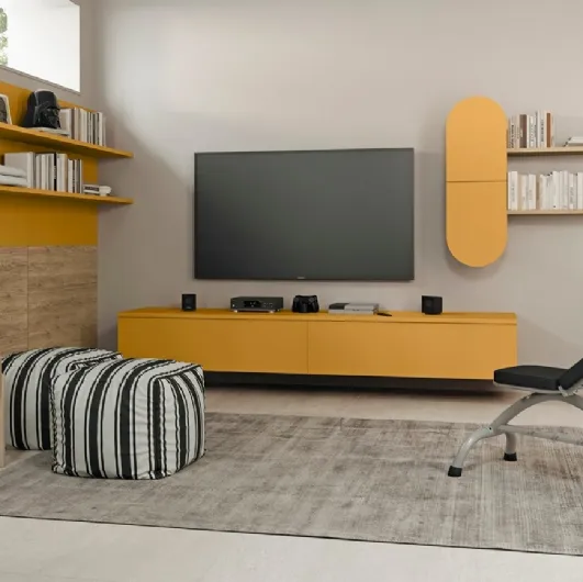Wall unit Volo A001 by Colombini Casa