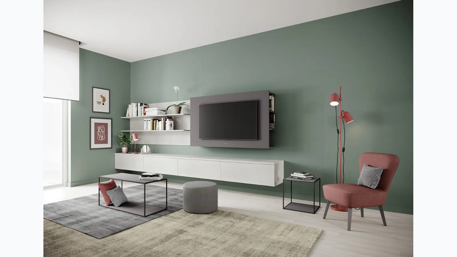 Volo A002 wall unit by Colombini Casa