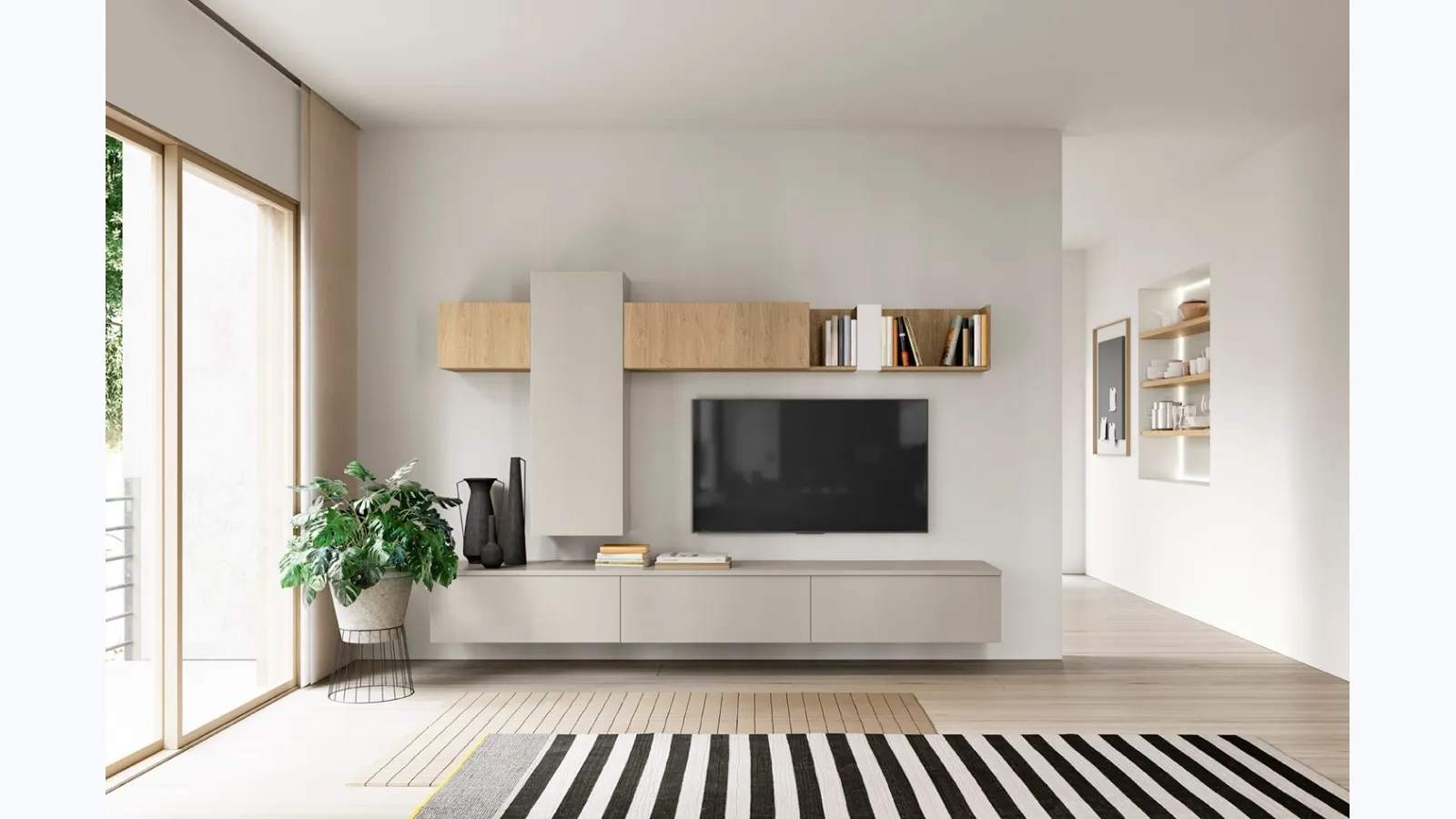 Wall Unit Volo A003 by Colombini Casa