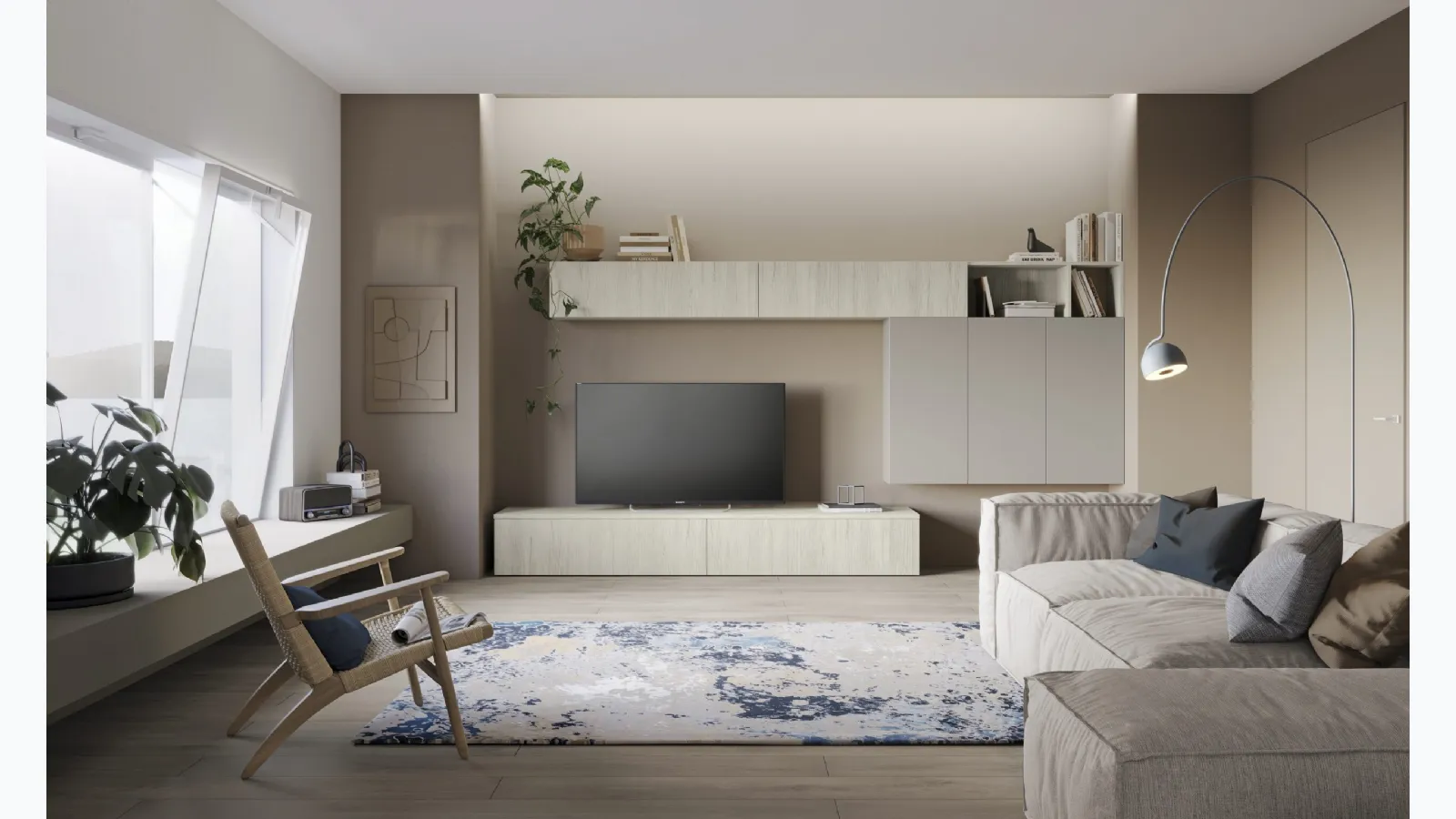 Wall Unit Volo L002 by Colombini Casa