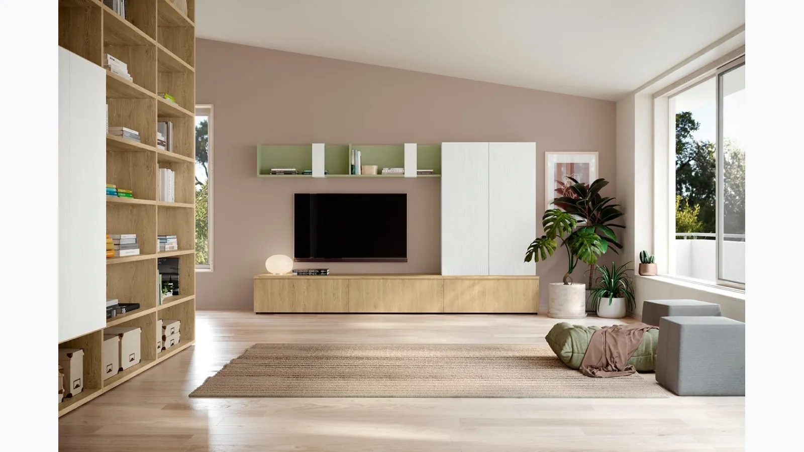 Wall Unit Volo L008 by Colombini Casa