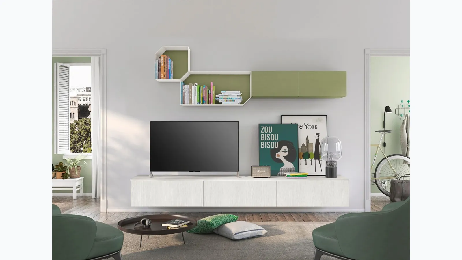 Colombini Casa's Volo L012 wall unit